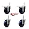 Service Caster 35 Inch Solid Polyurethane Swivel 34 Inch Threaded Stem Caster Set 2 Total Lock Brakes SCC-TSTTL20S3514-SPUS-34212-2-S-2 - alternate 5